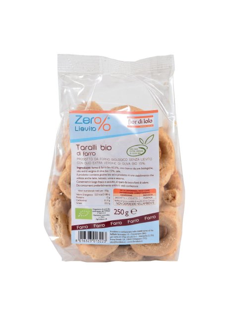 TARALLI FARRO C/OLIO EXTRV BIO