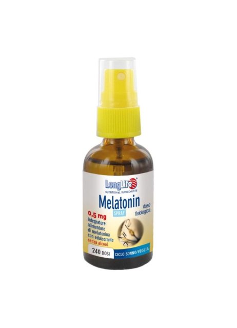 LONGLIFE MELATONIN SPRAY 0,5MG