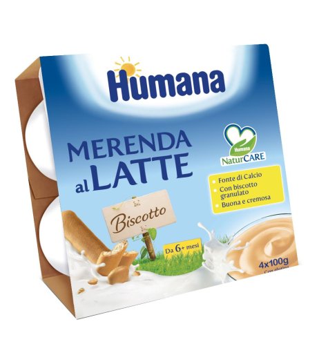 HUMANA MERENDA BISC 4X100G