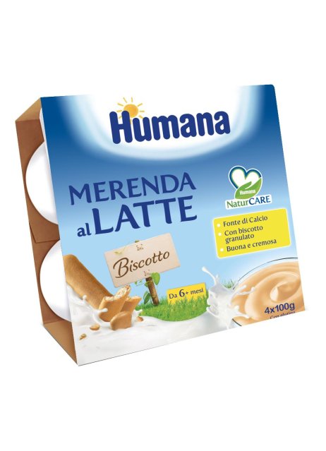 HUMANA MERENDA BISC 4X100G