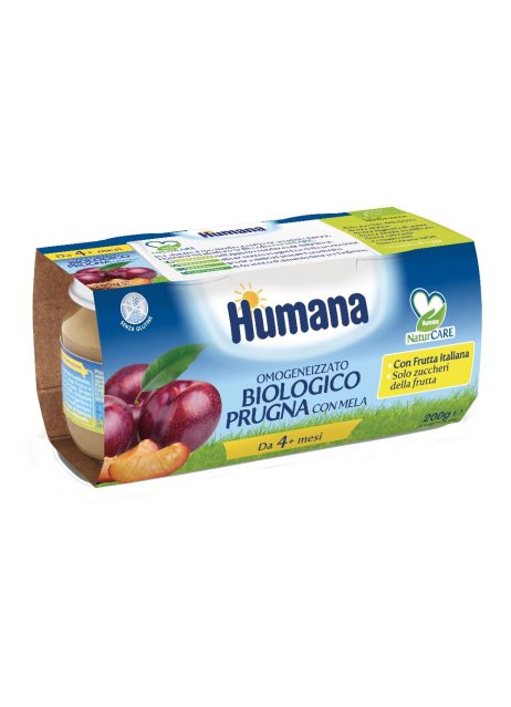 HUMANA OMOG PRUGNA BIO 2X100G