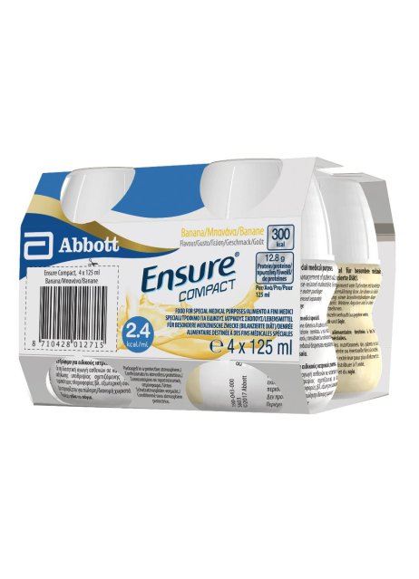 ENSURE COMPACT BANANA 4X125ML