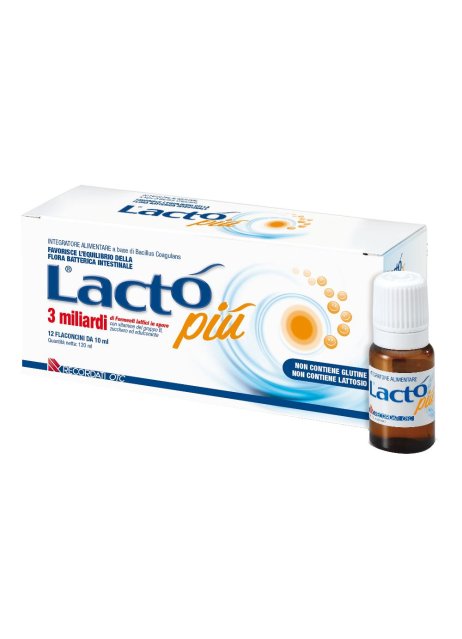 LACTO PIU'INTEG 12FL 3MLD