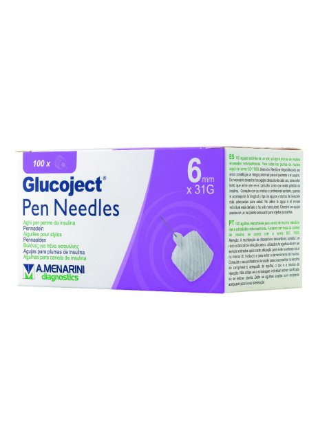 GLUCOJECT PEN NEEDLES  6MM G31