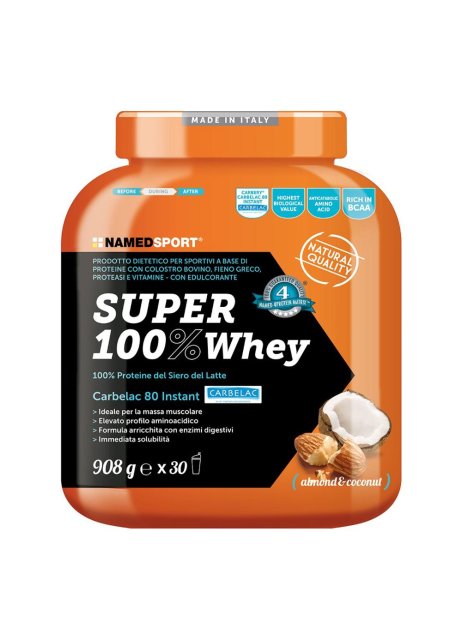 SUPER100% WHEY COCO/ALM 908G