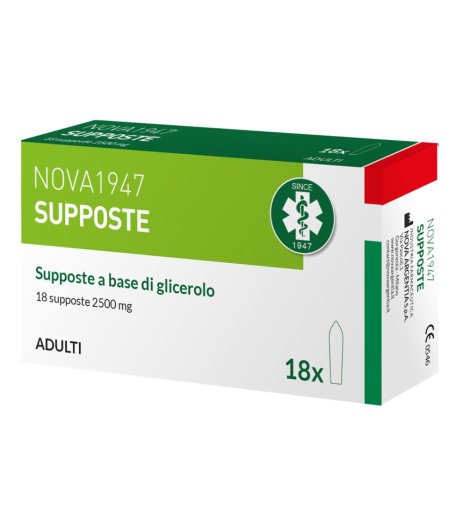 GLICEROLO 18 Supp.Ad.2500mgN.A