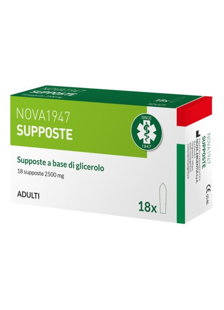 GLICEROLO 18 Supp.Ad.2500mgN.A