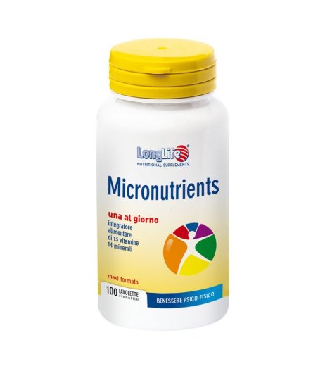 LONGLIFE MICRONUTRIENTS 100TAV