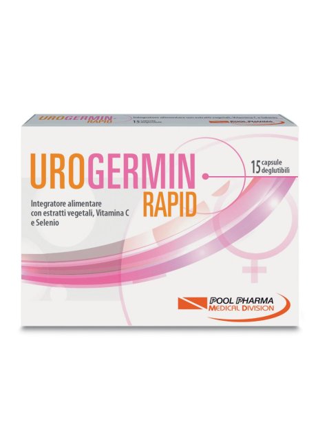 Urogermin Rapid 15 capsule - Integratore per il Benessere delle  Vie Urinarie