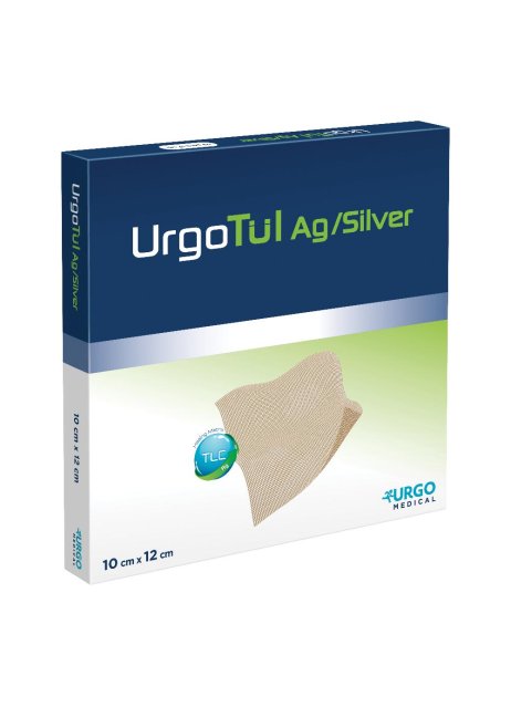 URGOTUL AG/SILVER 10X12CM 5PZ