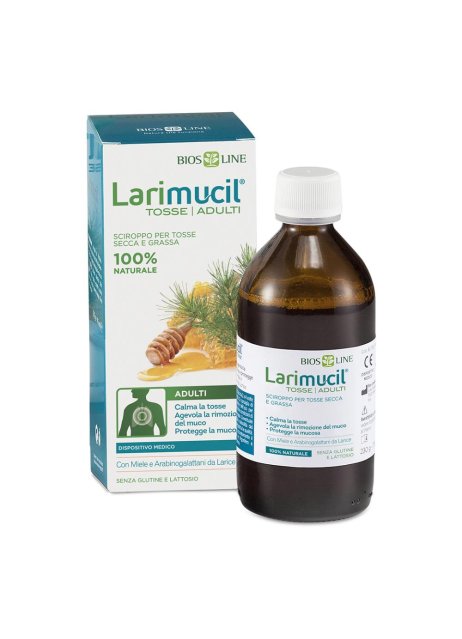 Larimucil Tosse Adulti 175 ml - Sciroppo Tosse Secca e Tosse Grassa