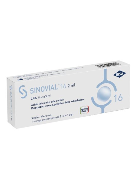 SINOVIAL 16 SIR 0,8% 2ML 1PZ