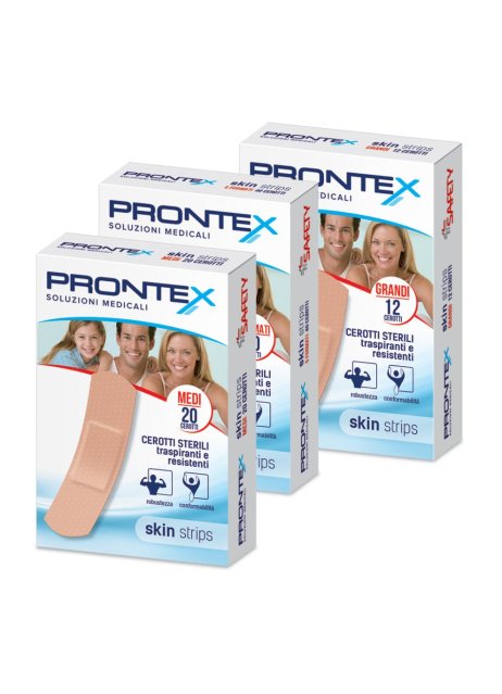 PRONTEX SKIN STRIPS ASSORT 40PZ