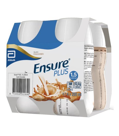 ENSURE PLUS CHOCOLATE 4X200ML