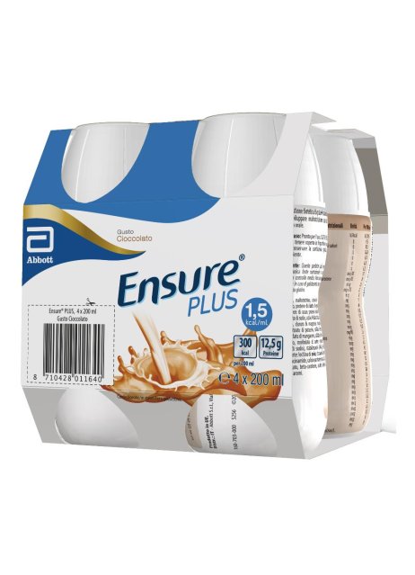 ENSURE PLUS CHOCOLATE 4X200ML