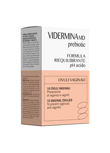 Vidermina Prebiotic Ovuli 10pz