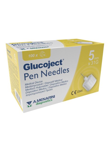 GLUCOJET PEN NEEDLES 5MM G31