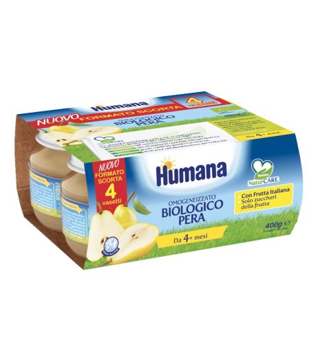 HUMANA OMOG PERA BIO 4X100G