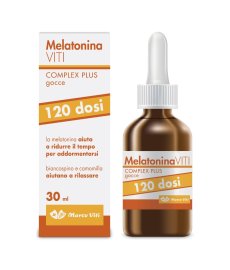 Melatonina Viti Complex Plus Gocce 30 ml - Integratore Per il Sonno