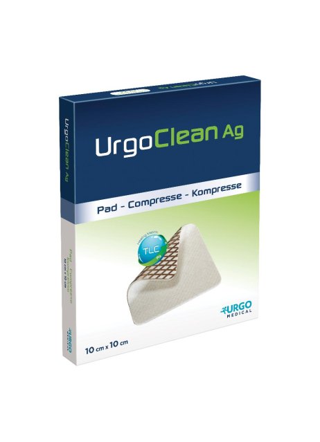 URGOCLEAN AG/SILV 10X10CM 5PZ