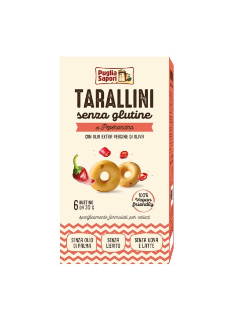 PUGLIA SAP.Tarallini Pep.180g