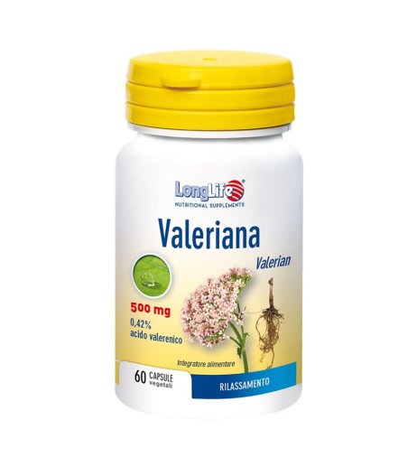 LONGLIFE VALERIANA 60CPS 500MG