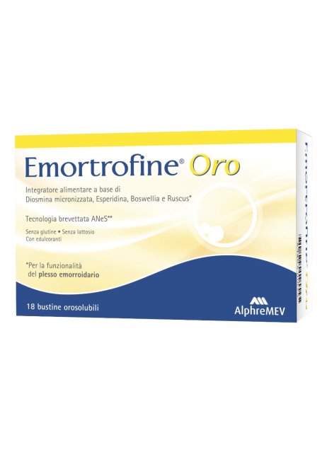 EMORTROFINE ORO 18BUST