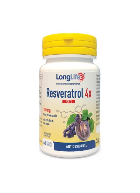 LONGLIFE RESVERATROL 4X 60Cps