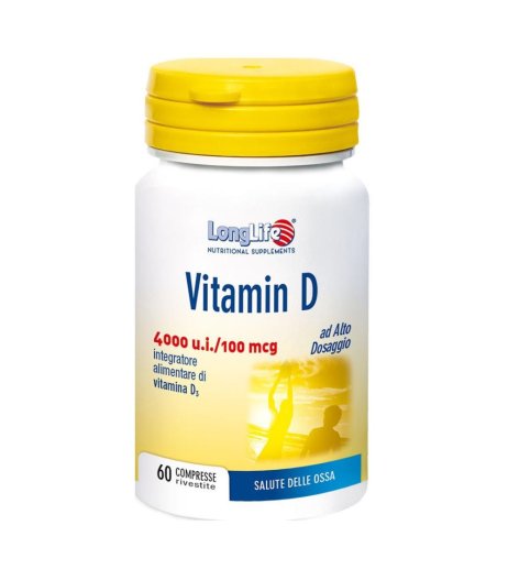 LONGLIFE VITAMIN D4000UI 60CPR