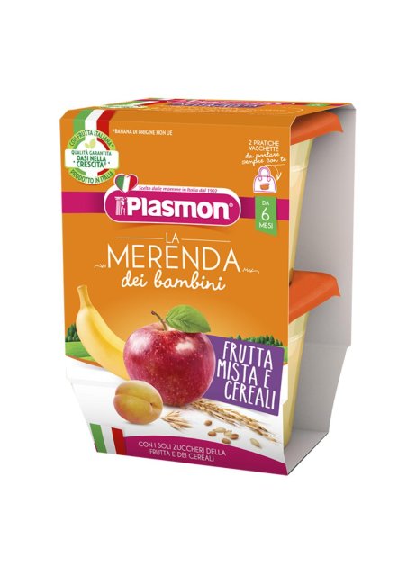 PLASMON Mer.Frutta/Cer.2x120g