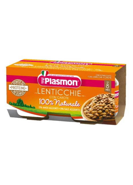 PLASMON OMOG LENTICCHIE 2X80G