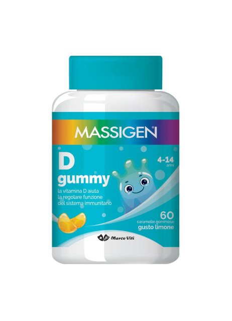 Massigen D Gummy 60 caramelle - Integratore di Vitamina D Per Bambini