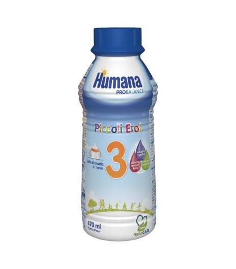 HUMANA 3 NATCARE LIQ 470ML 1 BOT