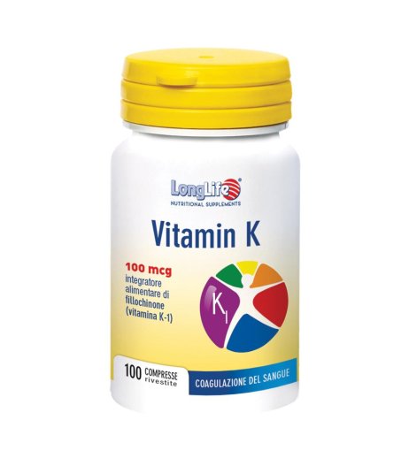 LONGLIFE VITAMIN K 100CPR