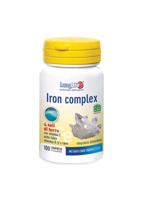 LONGLIFE IRON COMPLEX 100CPR