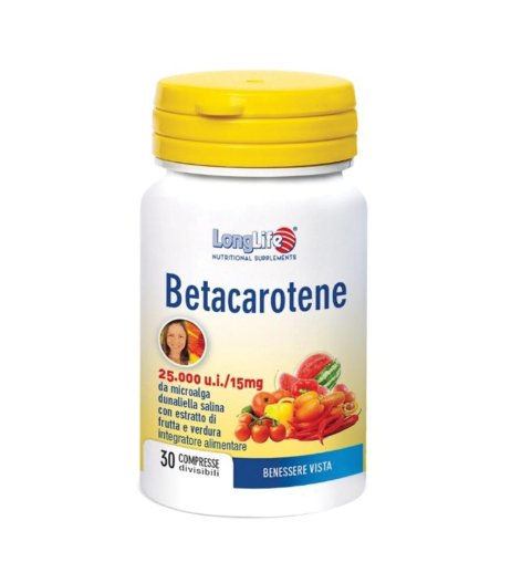 LONGLIFE BETACAROTENE 30CPR