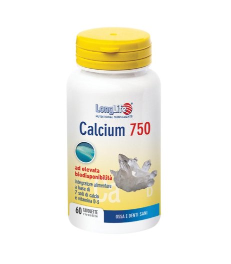 LONGLIFE CALCIUM 750MG 60TAV