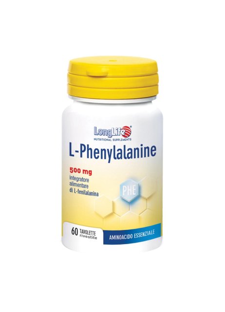 LONGLIFE L-PHENYLAL 500MG 60TA