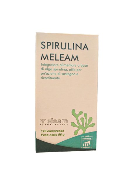 SPIRULINA MELEAM 120CPR