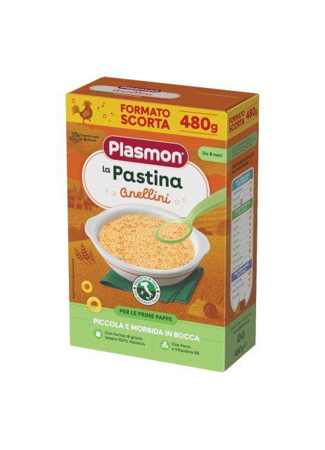 PLASMON PASTINA ANELLINI 480G