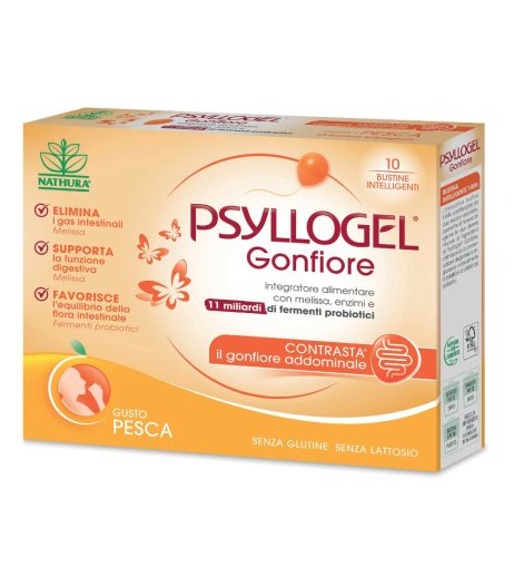 Psyllogel Gonfiore Pesca10bust