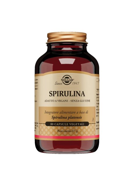 SPIRULINA 80CPS VEG SOLGAR