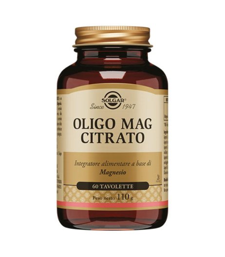 OLIGO MAG CITRATO 60TAV SOLGAR