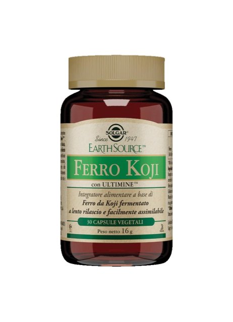 FERRO KOJI 30CPS VEGETALI SOLGAR