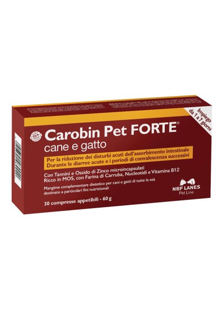 CAROBIN PET FORTE 30CPR