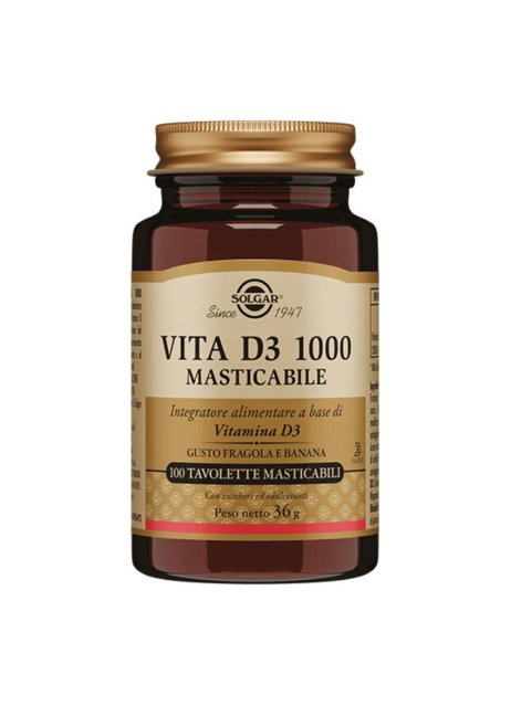 VITA D3*1000 100Tav.SOLGAR