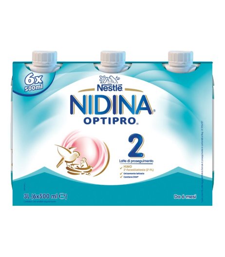 NIDINA OPTIPRO 2 LIQ 6PZ 500ML