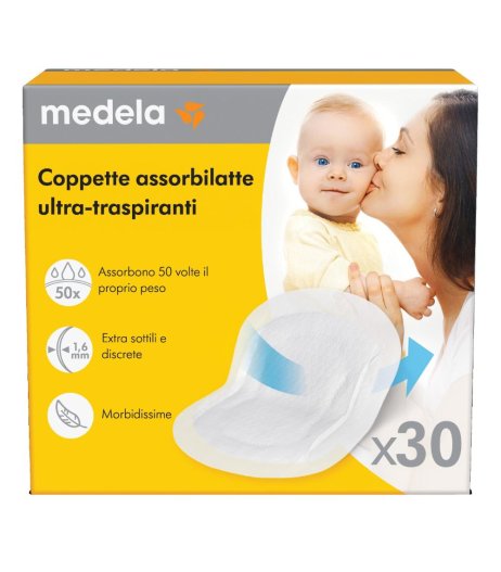 MEDELA Coppette Assorbil.30pz