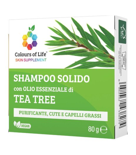 TEA TREE Sh.Solido 80gr COLOUR