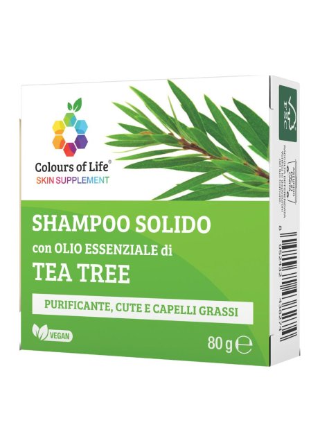 TEA TREE Sh.Solido 80gr COLOUR